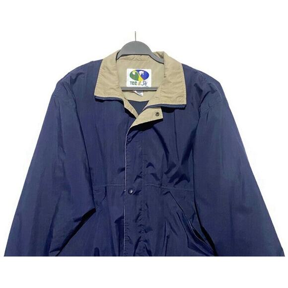 Tee 2 Ski Lightweight Jacket Men's Extra Large Blue Polyester Full Zip - Picture 4 of 8
